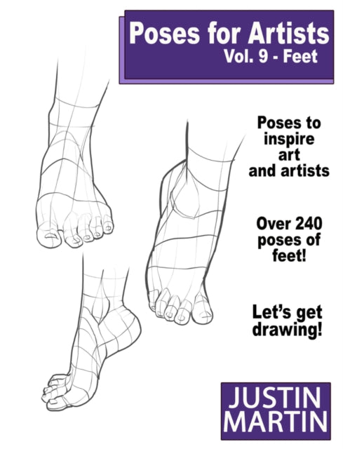 Book cover of: Poses for Artists Vol 9: Feet