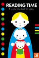 Reading Time, A high-contrast fold-out tummy time book with first words for babies 9781739774868 Mama Makes Mama Makes Books