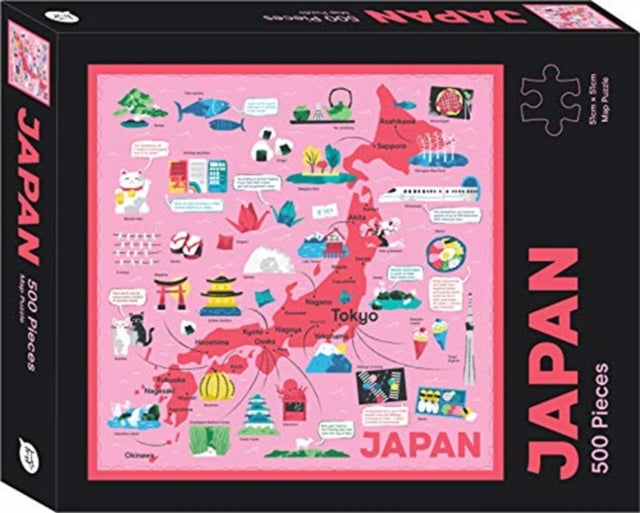 Book cover of: Japan Map Puzzle