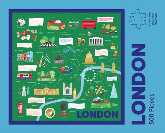 Book cover of: London Map Puzzle
