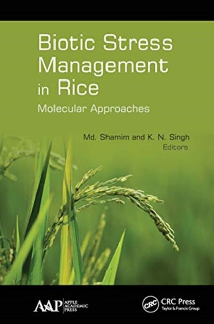 Book cover of: Biotic Stress Management in Rice. By: Md Shamim