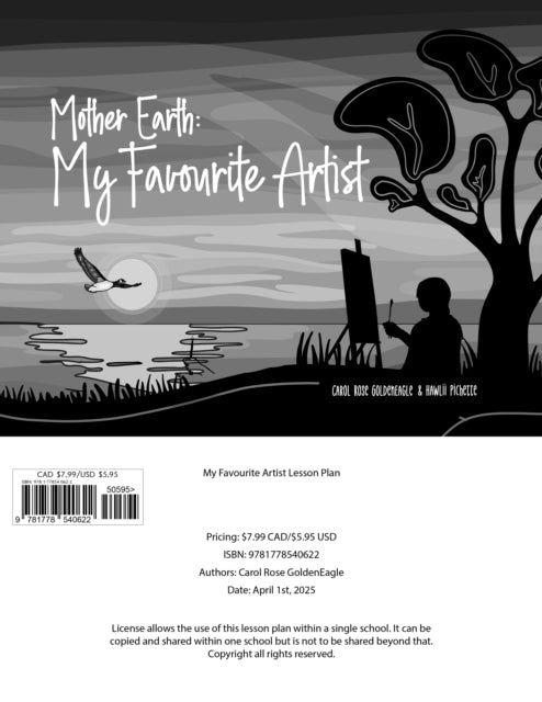 Book cover of: My Favourite Artist Teacher Lesson Plan