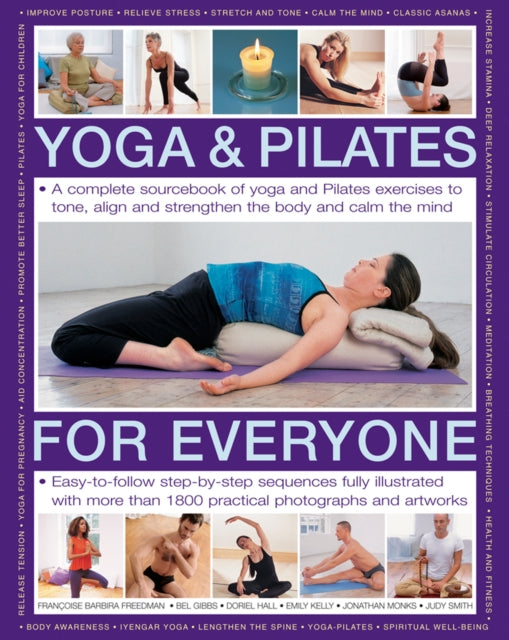 Book cover of: Yoga & Pilates for Everyone. By: Françoise Barbira Freedman