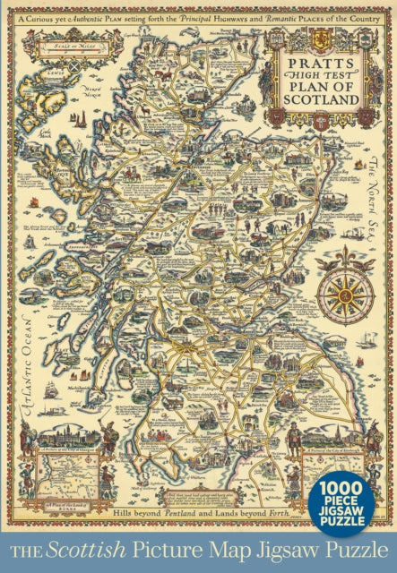 Scottish Picture Map Jigsaw 9781780277967 A. E. Taylor