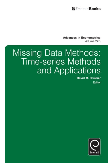 Book cover of: Missing Data Methods. By: David M. Drukker