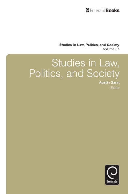 Book cover of: Studies in Law, Politics, and Society. By: Austin Sarat