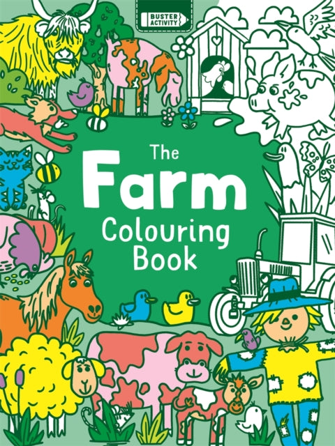 Book cover of: Farm Colouring Book. By: Chris Dickason