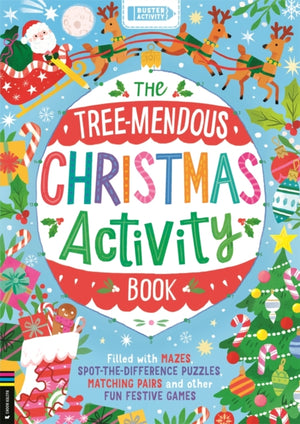 Tree-mendous Christmas Activity Book, Filled with mazes, spot-the-difference puzzles, matching pairs and other fun festive games