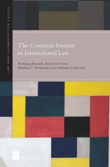 Book cover of: Common Interest in International Law. By: Wolfgang Benedek