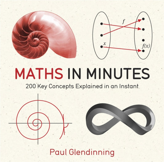 Book cover of: Maths in Minutes. By: Paul Glendinning
