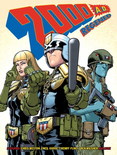 Book cover of: 2000 AD Regened Volume 1. By: Chris Weston