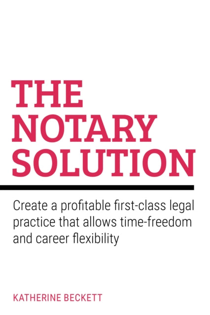 Book cover of: Notary Solution. By: Katherine Beckett