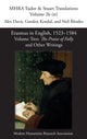 Book cover of: Erasmus in English, 1523-1584. By: Alex Davis
