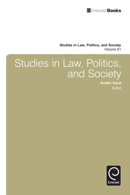 Book cover of: Studies in Law, Politics, and Society. By: Austin Sarat