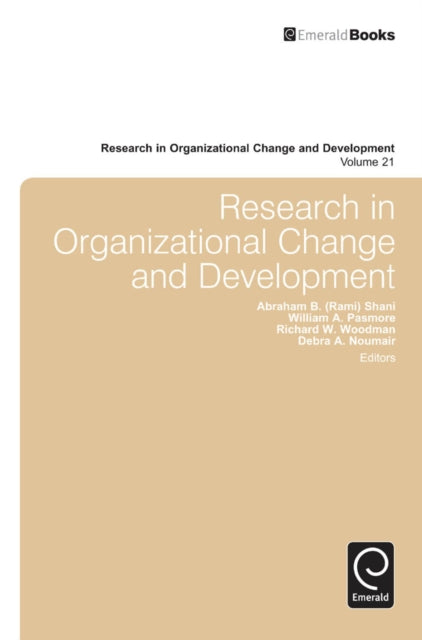 Book cover of: Research in Organizational Change and Development. By: Debra A. Noumair