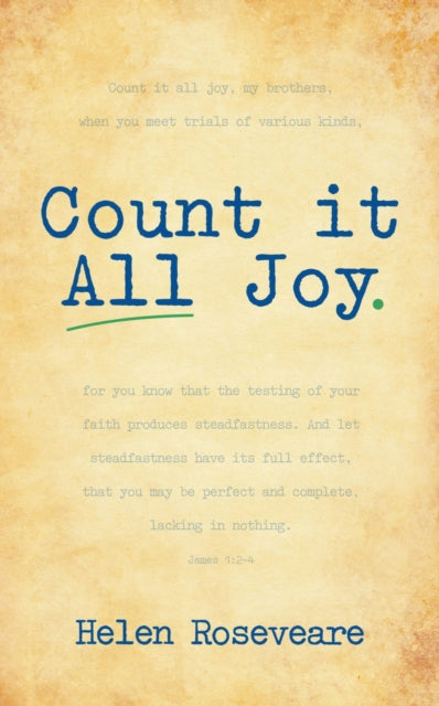 Book cover of: Count It All Joy. By: Helen Roseveare