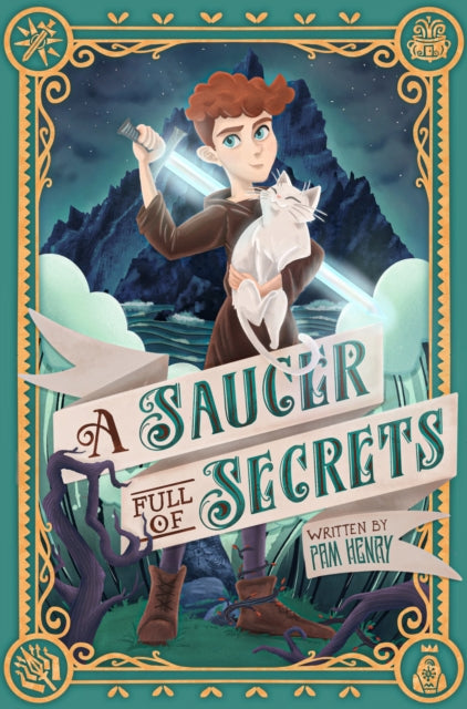Book cover of: Saucer Full of Secrets. By: Pam Henry