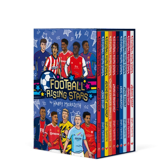 Book cover of: Football Rising Stars: 10 Book Box Set
