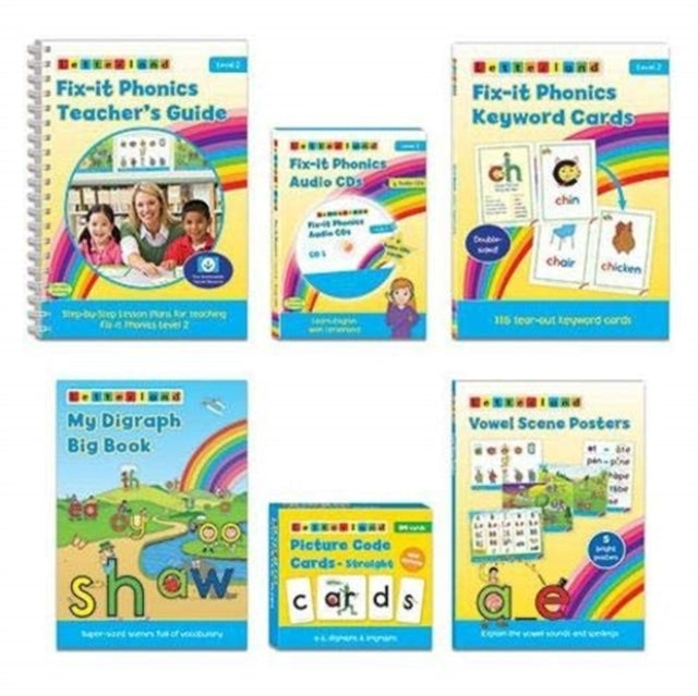 Book cover of: Fix-it Phonics - Level 2 - Teacher's Pack  (2nd Edition)