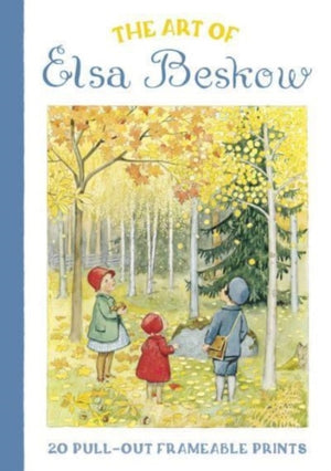 Art of Elsa Beskow: 20 Pull-Out Frameable Prints, Vintage Scandinavian Wall Prints