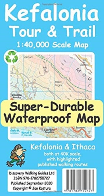 Book cover of: Kefalonia Tour and Trail Map