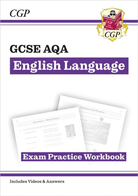 Book cover of: New GCSE English Language AQA Exam Practice Workbook - with Answers and Videos (for exams from 2026)