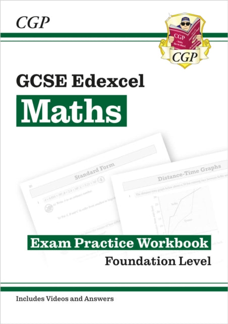 GCSE Maths Edexcel Exam Practice Workbook: Foundation - includes Video Solutions and Answers 9781782943990 CGP Books