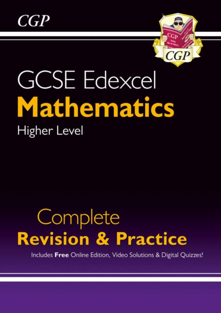 Book cover of: GCSE Maths Edexcel Complete Revision & Practice: Higher inc Online Ed, Videos & Quizzes