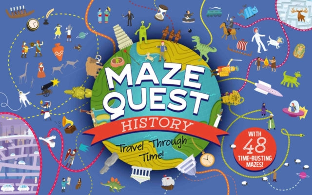 Book cover of: Maze Quest: History. By: Anna Brett