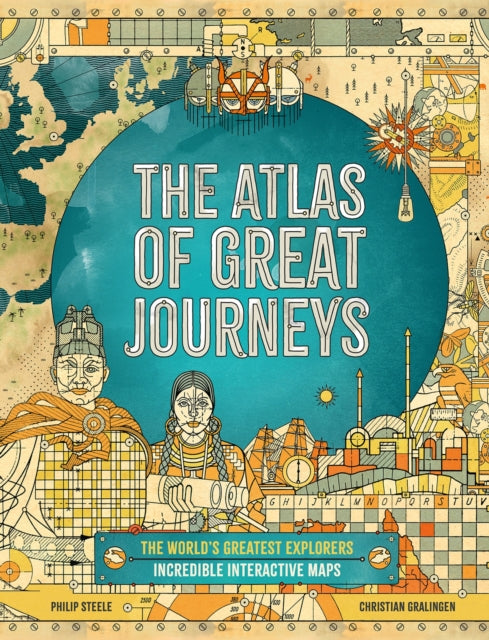 Book cover of: Atlas of Great Journeys. By: Philip Steele