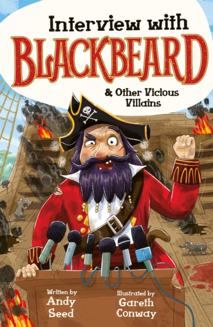 Book cover of: Interview with Blackbeard & Other Vicious Villains. By: Andy Seed