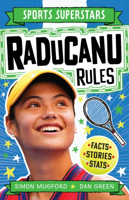 Book cover of: Sports Superstars: Raducanu Rules. By: Simon Mugford