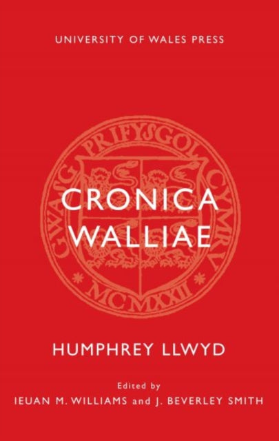 Book cover of: Cronica Walliae. By: Humphrey Llwyd
