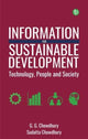 Book cover of: Information for Sustainable Development. By: G. G. Chowdhury