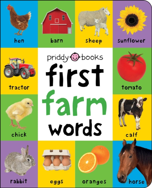 Book cover of: First Farm Words. By: Roger Priddy
