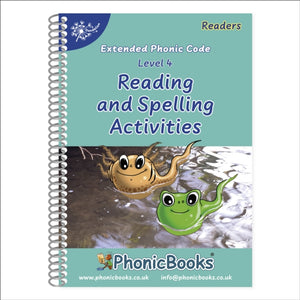 Phonic Books Dandelion Readers Reading and Spelling Activities Vowel Spellings Level 4