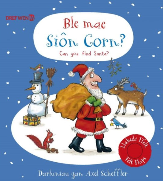 Ble mae Sion Corn? / Can you find Santa?