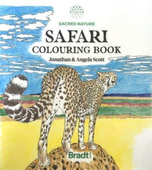 Book cover of: Sacred Nature Safari Colouring Book. By: Scott, Jonathan