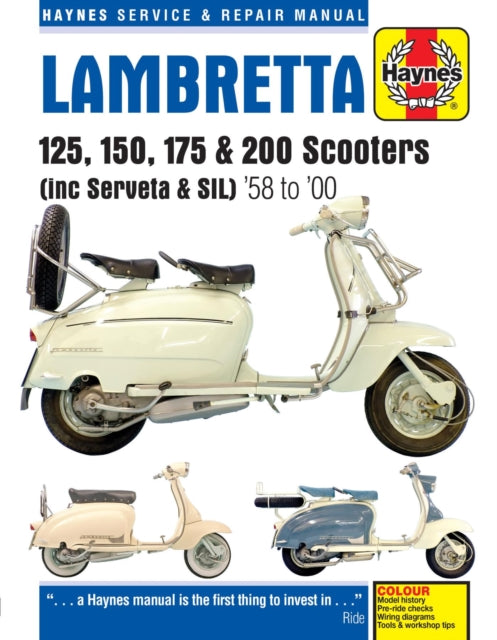 Book cover of: Lambretta Scooters (58 - 00). By: Phil Mather