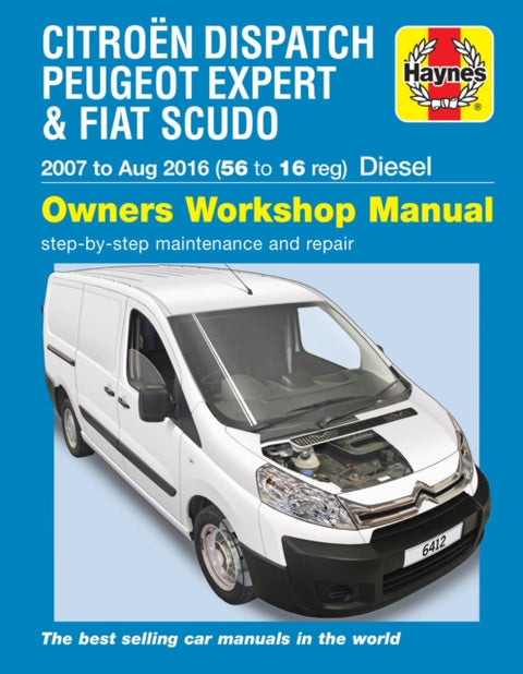 Citroen Dispatch, Peugeot Expert & FIAT Scudo Diesel ('07-Aug '16) 56 to 16