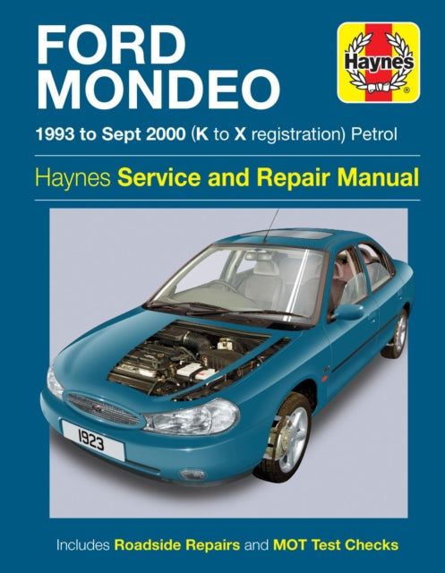 Book cover of: Ford Mondeo Petrol (93 - Sept 00). By: Haynes
