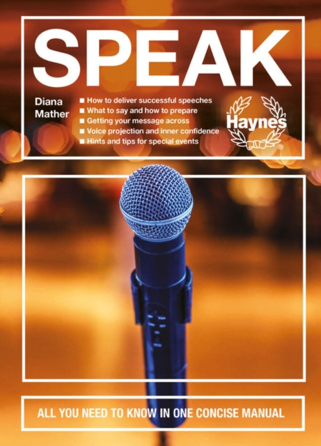 Book cover of: Speak. By: Diana Mather