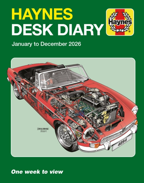 Book cover of: Haynes 2026 Desk Diary