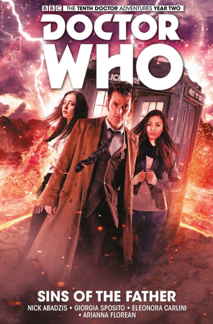 Book cover of: Doctor Who: The Tenth Doctor Vol. 6: Sins of the Father. By: Nick Abadzis