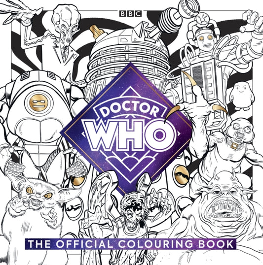 Official Doctor Who Colouring Book 9781785949678 Mike Collins