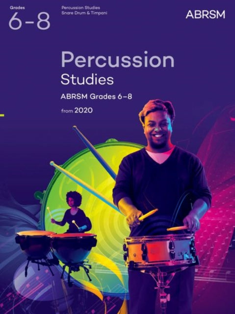 Book cover of: Percussion Studies, ABRSM Grades 6-8