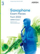 Book cover of: Saxophone Exam Pieces from 2022, ABRSM Grade 3