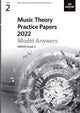 Book cover of: Music Theory Practice Papers Model Answers 2022, ABRSM Grade 2