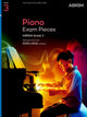 Book cover of: Piano Exam Pieces 2025 & 2026, ABRSM Grade 3
