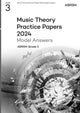 Book cover of: Music Theory Practice Papers Model Answers 2024, ABRSM Grade 3